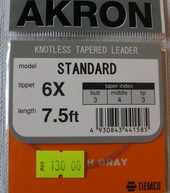 akron standart 7,5 ft 6X Tiemco